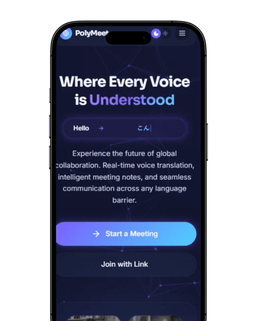 PolyMeet app